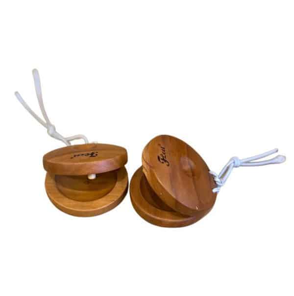 זוג קסטניטות מעץ FLEET Chinese wood Castanet