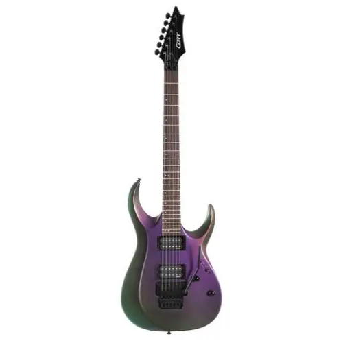 גיטרה חשמלית עם פלויד CORT X300 Flip Purple