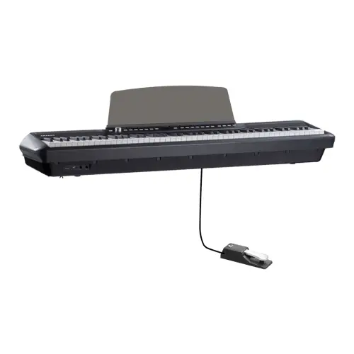 פסנתר חשמלי נייד P-200 בצבע שחור מבית Pearl River