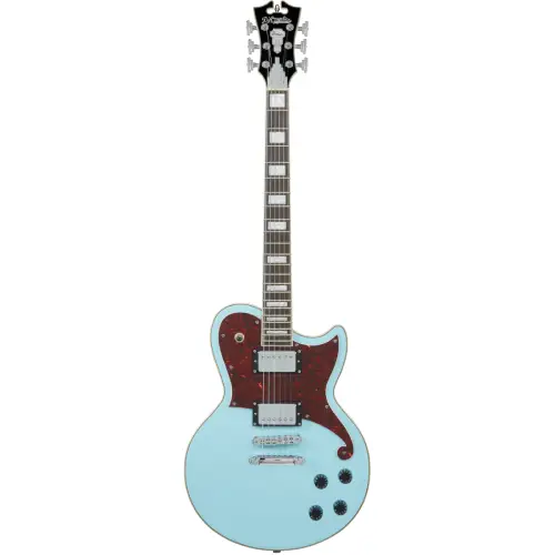 גיטרה חשמלית + נרתיק D'Angelico Premier Atlantic SKY BLUE